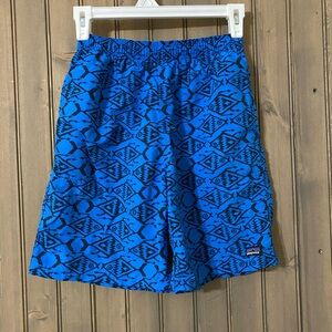Patagonia Kids Swim Trunks - Blue and Black